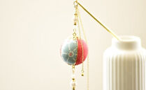 木目込み簪　猫　