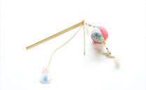 木目込み簪　猫　