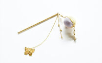 木目込み簪　蝶　