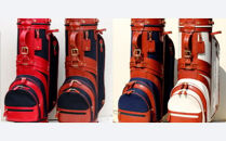 【小山ゴルフバック製作所】キャディバッグ&nbsp;CB-02-T&nbsp;＜帆布×栃木レザー＞　【11100-0976】