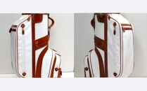 【小山ゴルフバック製作所】キャディバッグ&nbsp;CB-02-T&nbsp;＜帆布×栃木レザー＞　【11100-0976】