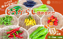 【十色とうがらしファーム】とうがらし＜旬の品種詰合せ＞