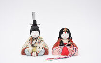 江戸木目込人形　雛人形【優春雛】桐箱飾り