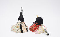 江戸木目込人形　雛人形【優春雛】桐箱飾り