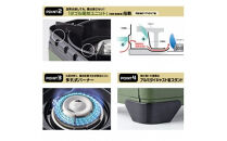 イワタニ　カセットフー　タフまるジュニア　オリーブ　CB-ODX-JR-OL