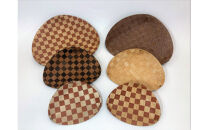 （障害者が作るハートフルグッズ）木里結インテリアトレイ3枚セット