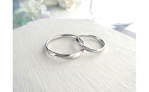 ジュエリームナカタ　（プラチナ）マリッジリング　メテオーラ　ダイヤあり