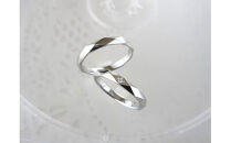 ジュエリームナカタ　（プラチナ）マリッジリング　切り子　ダイヤなし