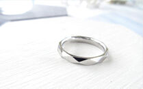 ジュエリームナカタ　（シルバー）マリッジリング　切り子　ダイヤなし