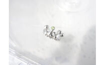 ジュエリームナカタ　【9月&nbsp;サファイア】&nbsp;ベビーリング　～ミルククラウン～（ハートエタニティ）　シルバー製／チェーンなし