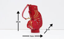 【小山ゴルフバッグ製作所】ミニキャディバッグ&nbsp;ゴルフボールケース&nbsp;＜エナメル＞【11100-1012】