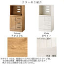 【完成品＋設置付き】キッチン収納〔レンジ台・ミドルタイプ〕（ホワイト）レンジ台&nbsp;幅60&nbsp;レンジラック&nbsp;木製&nbsp;レンジボード&nbsp;食器棚&nbsp;ラック&nbsp;コンセント付き&nbsp;約&nbsp;奥行45&nbsp;高さ120&nbsp;cm&nbsp;キッチンラック&nbsp;KKONCBJ01130-0-WH