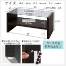 【完成品＋設置付き】コーヒーテーブル（ホワイト）テーブル&nbsp;ローテーブル&nbsp;収納付き&nbsp;センターテーブル&nbsp;ガラス&nbsp;コーヒーテーブル&nbsp;木製&nbsp;リビングテーブル&nbsp;収納&nbsp;90cm&nbsp;棚&nbsp;長方形&nbsp;ソファーテーブル&nbsp;TKONBLUA0170-0-WH