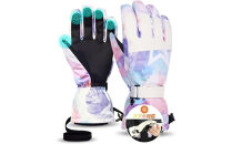 Arecomスキーグローブ　S　ピンク　