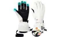 Arecomスキーグローブ　L　ホワイト　