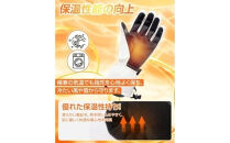 Arecomスキーグローブ　L　ホワイト　