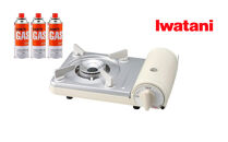 イワタニ&nbsp;カセットフー&nbsp;カセットフーミニ&nbsp;ホワイト+カセットガス3P　
