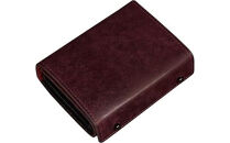 メンズ二つ折り財布&nbsp;葡萄色　