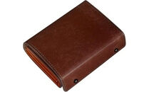 メンズ二つ折り財布&nbsp;赤褐色　