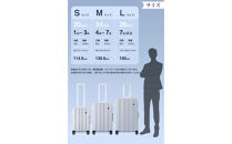 NEWTRIP1101　スーツケース　ガンブラック　Sサイズ　