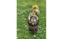 【ハンドメイド】君島アトリエ　紅籐かごバッグ（染紅籐コレクション&nbsp;彩のかご&nbsp;-&nbsp;あかね陽）