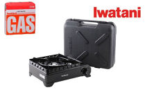 イワタニ&nbsp;カセットフー&nbsp;タフまる&nbsp;ブラック+カセットガス3P　