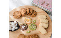 ちいさな窓のクッキー缶「ツルギーとリリスの恋ものがたり」　