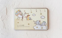 ちいさな窓のクッキー缶「ツルギーと小さな足音」　