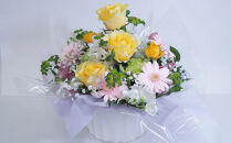 【定期便】【全6回定期便】季節の花のアレンジメント定期便　1年間！2か月に1度お花が届きます