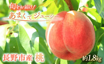 長野県&nbsp;長野市産&nbsp;桃1.8kg(6～11個)【2026年7月下旬頃～発送予定】（矢島農園）