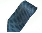 郡内織物「富士桜工房」シルクネクタイ&nbsp;籠目&nbsp;納戸色