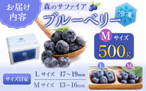 長野市産「森のサファイア」冷凍ブルーベリー（Mサイズ）500ｇスチロールパック&nbsp;|&nbsp;&nbsp;ブルーベリー&nbsp;&nbsp;フルーツ&nbsp;冷凍&nbsp;&nbsp;人気&nbsp;おすすめ&nbsp;ギフト&nbsp;送料無料&nbsp;長野県&nbsp;長野市&nbsp;信州&nbsp;信濃&nbsp;ふるさと納税