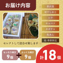 信州松代　大名おやき18個セット【もっちり焼き＆ふっくら蒸し9個ずつ】（蔦屋本店）