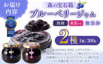長野市産「森の宝石箱」ブルーベリージャム300g×2種セット&nbsp;|&nbsp;ジャム&nbsp;&nbsp;ブルーベリー&nbsp;フルーツ&nbsp;人気&nbsp;おすすめ&nbsp;ギフト&nbsp;送料無料&nbsp;長野県&nbsp;長野市&nbsp;信州&nbsp;信濃&nbsp;ふるさと納税