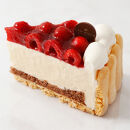 最高級洋菓子&nbsp;特注ハート型シュス木苺レアチーズケーキ30cm