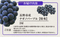 タマファーム　長野市産&nbsp;ナガノパープル&nbsp;特秀&nbsp;2房【2026年9月以降出荷分】（タマファーム）&nbsp;|&nbsp;&nbsp;ナガノパープル&nbsp;ぶどう&nbsp;葡萄&nbsp;フルーツ&nbsp;果物&nbsp;&nbsp;人気&nbsp;おすすめ&nbsp;タマファーム&nbsp;&nbsp;送料無料&nbsp;&nbsp;長野県&nbsp;長野市&nbsp;信州&nbsp;信濃&nbsp;ふるさと納税