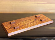 くろえ盛器&nbsp;栓&nbsp;ふき漆&nbsp;30cm×12.5cm