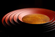 黒江塗&nbsp;4寸&nbsp;敷島盆&nbsp;栓