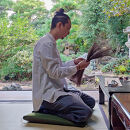 国産サイザル箒&nbsp;長柄5玉&nbsp;室内用