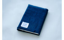 藍染&nbsp;ブックカバー&nbsp;単色染