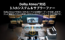 【ナチュラル】Victor&nbsp;ウッドコーンサウンドバー&nbsp;TH-WD05