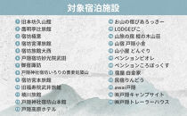 長野市戸隠内宿泊補助券&nbsp;60000円分