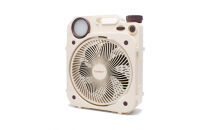 〈Comfort+〉充電式薄型送風扇（クリームベージュ）