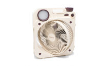 〈Comfort+〉充電式薄型送風扇（クリームベージュ）