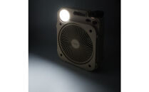 〈Comfort+〉充電式薄型送風扇（クリームベージュ）