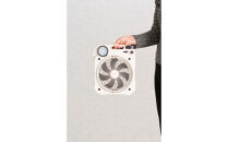 〈Comfort+〉充電式薄型送風扇（クリームベージュ）