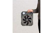 〈Comfort+〉充電式薄型送風扇（モスグリーン）