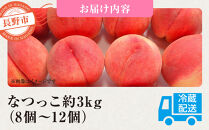 前島農家　なつっこ約3kg（8個～12個）&nbsp;|&nbsp;&nbsp;桃&nbsp;フルーツ&nbsp;果物&nbsp;旬&nbsp;&nbsp;人気&nbsp;おすすめ&nbsp;ギフト&nbsp;プレゼント&nbsp;送料無料&nbsp;長野県&nbsp;長野市&nbsp;信州&nbsp;信濃&nbsp;ふるさと納税