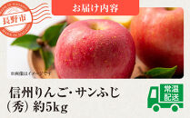 信州りんご・サンふじ（秀）約5kg（12個～18個）&nbsp;|&nbsp;&nbsp;りんご&nbsp;フルーツ&nbsp;果物&nbsp;旬&nbsp;サンふじ&nbsp;人気&nbsp;おすすめ&nbsp;ギフト&nbsp;プレゼント&nbsp;送料無料&nbsp;長野県&nbsp;長野市&nbsp;信州&nbsp;信濃&nbsp;ふるさと納税