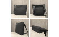 【-Less】DIA&nbsp;MESH／アシンメトリーショルダーバッグ　Ｍ&nbsp;（ブラック）&nbsp;LMSB-7002